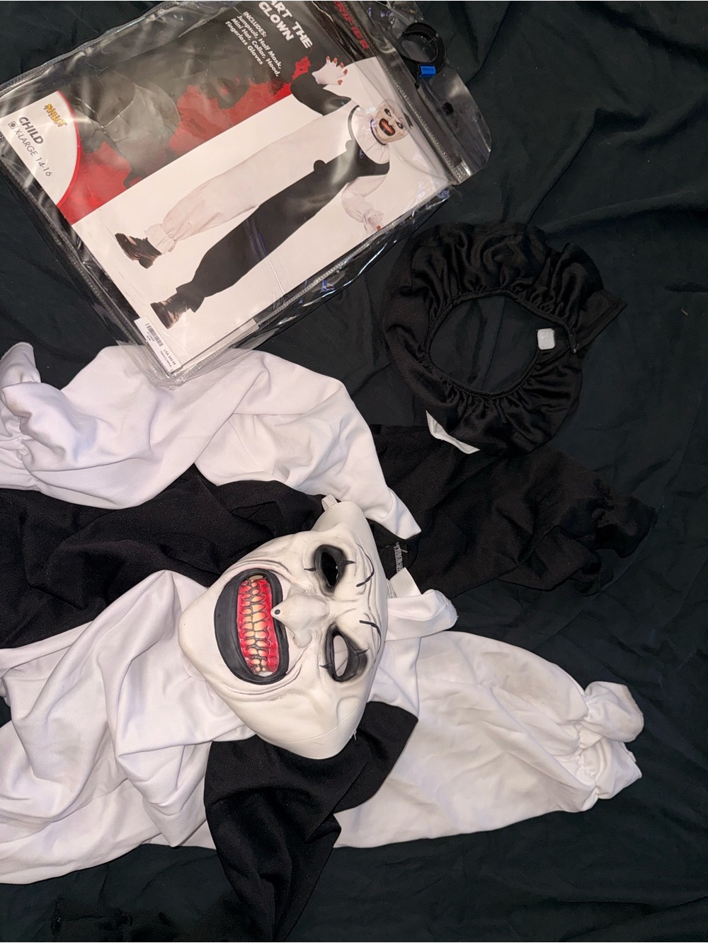 Spirit Art the Clown Kids Black and White Costume - Picture 4 of 6